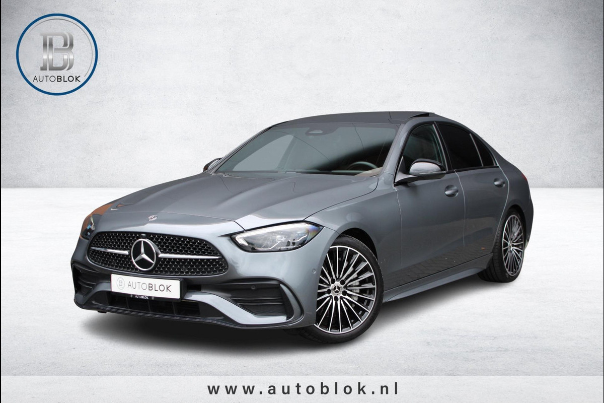 Mercedes-Benz C-Klasse 180 AMG Line | Pano | Leder | Sfeerverlicht.