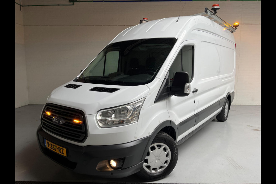 Ford Transit SERVICEWAGEN 2.0 TDCI 130PK EURO6 L3H3 VICTRON V230 SORTIMO INRICHTING AIRCO STANDKACHEL TREKHAAK RIJKLAARPRIJS!