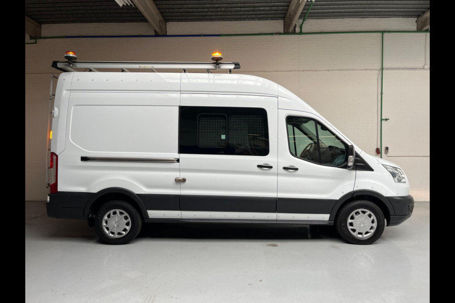 Ford Transit SERVICEWAGEN 2.0 TDCI 130PK EURO6 L3H3 VICTRON V230 SORTIMO INRICHTING AIRCO STANDKACHEL TREKHAAK RIJKLAARPRIJS!