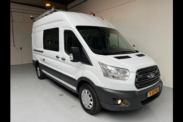 Ford Transit SERVICEWAGEN 2.0 TDCI 130PK EURO6 L3H3 VICTRON V230 SORTIMO INRICHTING AIRCO STANDKACHEL TREKHAAK RIJKLAARPRIJS!