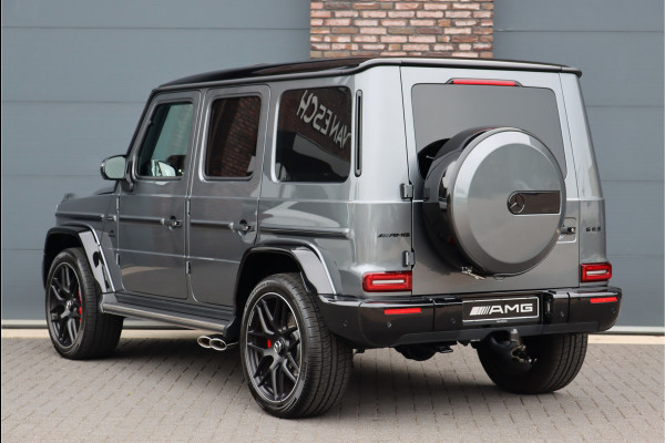 Mercedes-Benz G-Klasse AMG 63 V8 G-Manufaktur Aut9 | Grijs Kenteken | AMG Drivers Package | Distronic+ | Carbon | Massage | Nappa Leder | Trekhaak | Stoelventilatie | Energizing-pakket | Schuifdak | Techniekpakket |