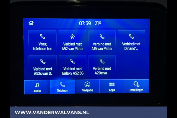 Ford Transit Connect 1.5 EcoBlue L1H1 Euro6 Airco | Camera | Navigatie | Android auto | Cruisecontrol | 3-zits Verwarmde voorruit, Parkeersensoren, Zijdeur