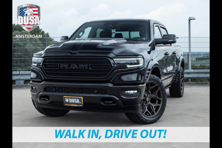 Dodge Ram 1500 | Limited | Final V8 Edition | 4x4 | Crew Cab | Night Edition | Panorama dak | Luchtvering | Getoonde accessoires zijn verkrijgbaar tegen meerprijs