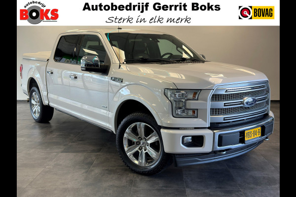 Ford USA F-150 3.5 V6 Ecoboost SuperCrew Platinium Edtion Panoramadak Trekhaak navigatie, Cruise control, Kofferdeksel, NAP