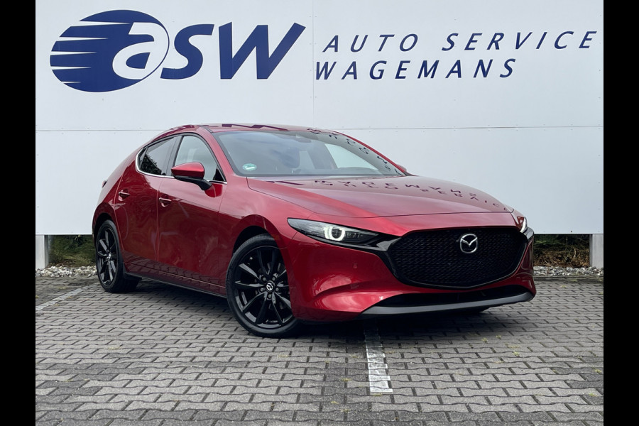 Mazda 3 2.0 e-SkyActiv-X M Hybrid 180 Luxury AWD | Leder | BOSE | Camera | CarPlay | ACC | 18 inch