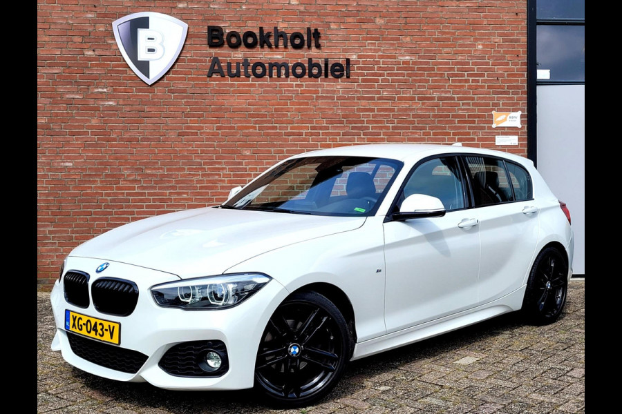 BMW 1-serie 118i M-sport, LED, Leder (Dealer-onderhouden, NL-auto met NAP)