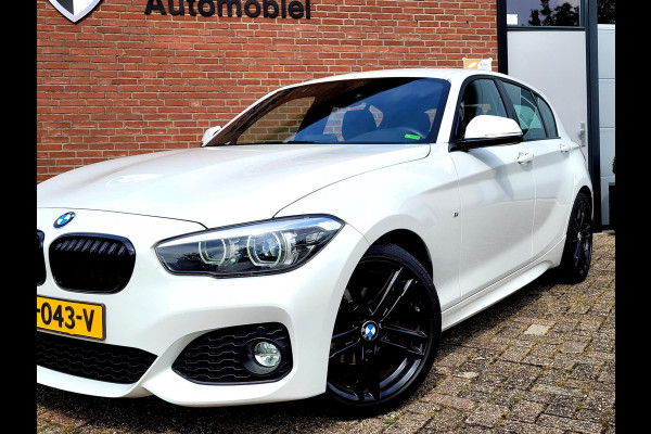 BMW 1-serie 118i M-sport, LED, Leder (Dealer-onderhouden, NL-auto met NAP)