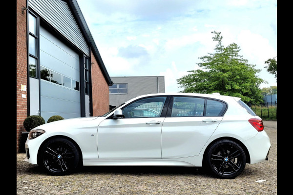 BMW 1-serie 118i M-sport, LED, Leder (Dealer-onderhouden, NL-auto met NAP)