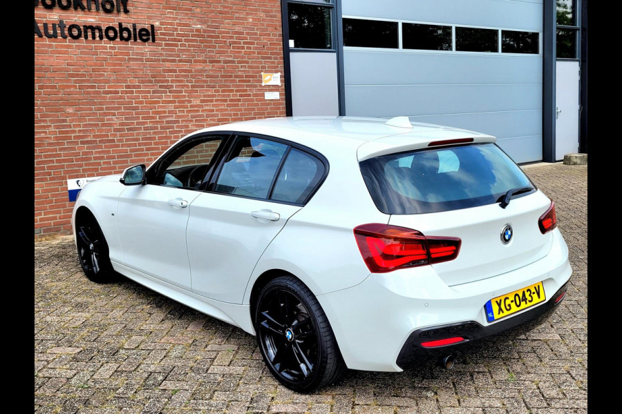 BMW 1-serie 118i M-sport, LED, Leder (Dealer-onderhouden, NL-auto met NAP)