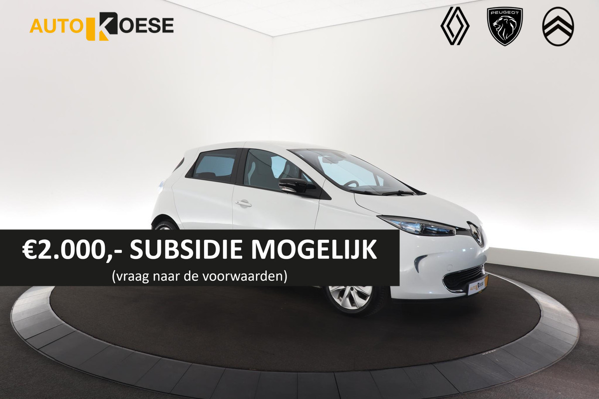 Renault ZOE R240 Intens 22 kWh | Huuraccu | €2.000 Subsidie | Camera | Navigatie | Parkeersensoren