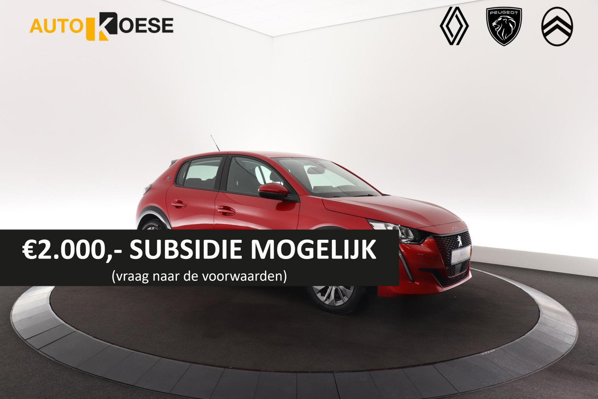 Peugeot e-208 EV Allure 50 kWh 136 € 2.000, Subsidie | Climate Control | Apple Carplay | Parkeersensoren |