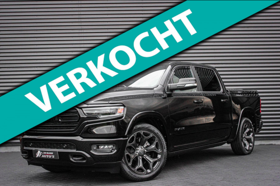 Dodge Ram 1500 5.7 V8 4x4 CREW CAB LIMITED 2022 12DKM / NIEUWSTAAT / COMPLETE HISTORY / FULL OPTIONS / LUCHTVERING / GROOT NAVI