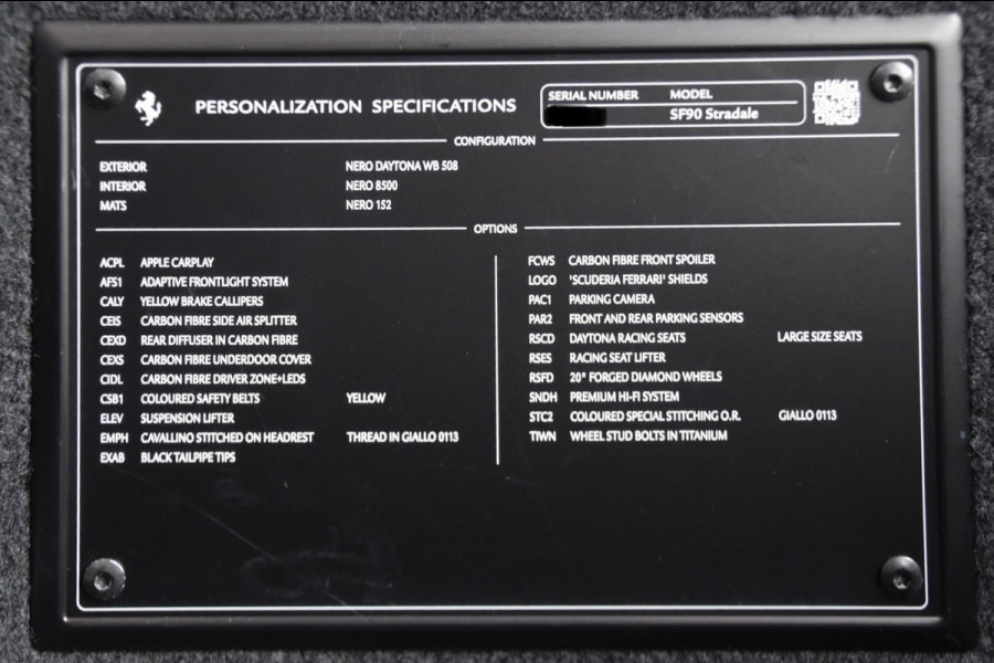 Ferrari SF90 Stradale LIFTING | DAYTONA RACING SEATS+LIFTER | INCL. BTW/BPM | CARBON AIR SPL., REAR DIFFUSER, UNDERDOOR COVER, DRIVERZONE+LEDS, FRONT
