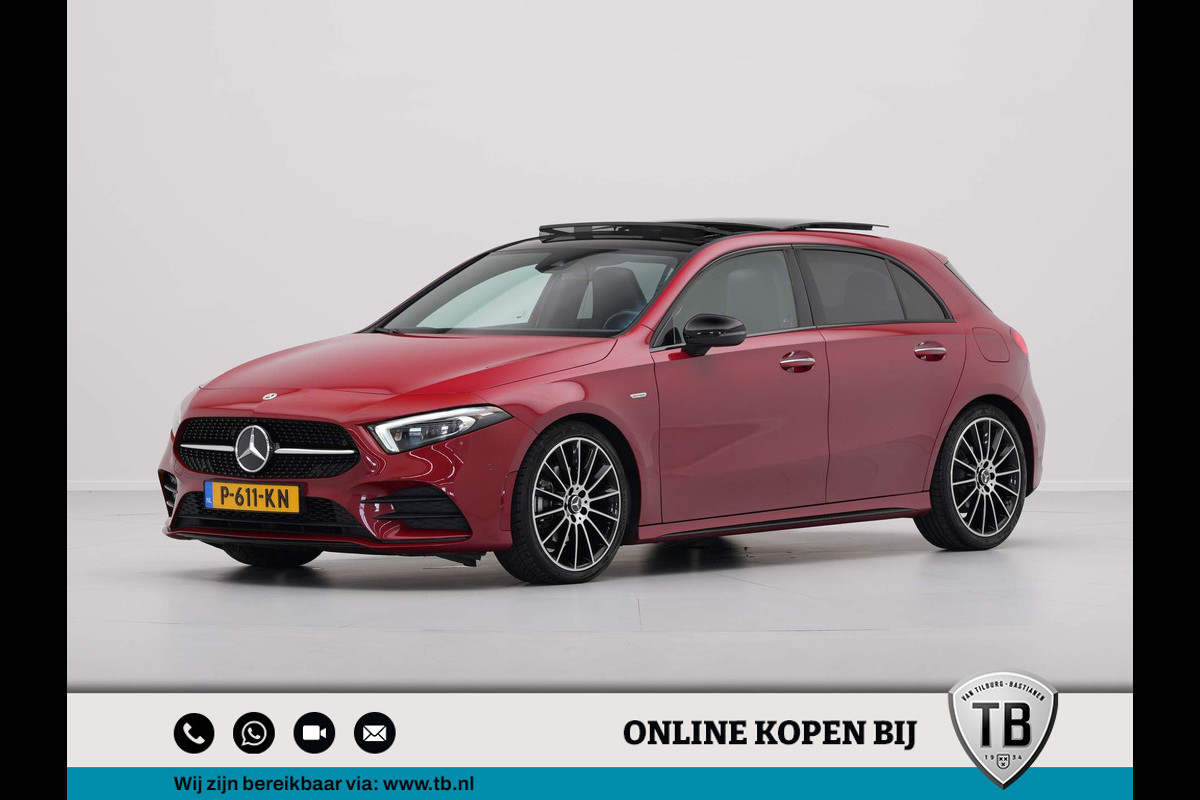 Mercedes-Benz A-Klasse 180 Business Solution AMG Panorama Camera Stoelverwarming Navigatie 114