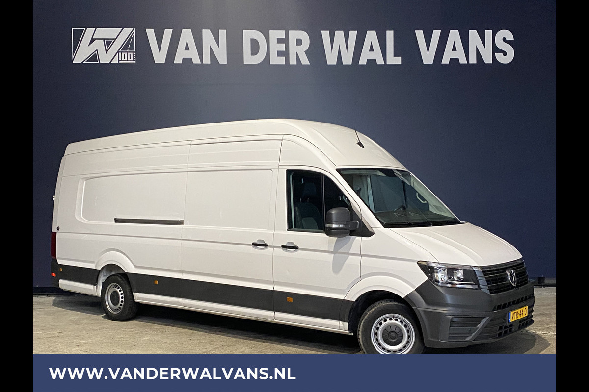 Volkswagen Crafter 2.0 TDI 140pk L5H4 L4H3 Euro6 Airco | 3000kg Trekvermogen | Parkeersensoren | apple carplay 270gr deuren, bluetooth telefoonvoorbereiding