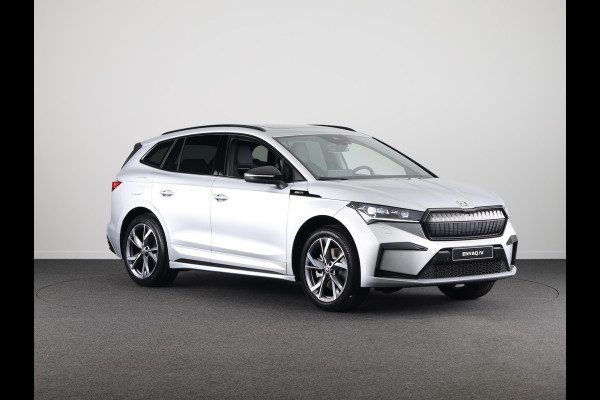 Škoda ENYAQ iV 85 Sportline Elektromotor 286 pk SUV | Panoramadak | Parkeersensoren | Navigatie | Sportstoelen met elektrische verstellingen