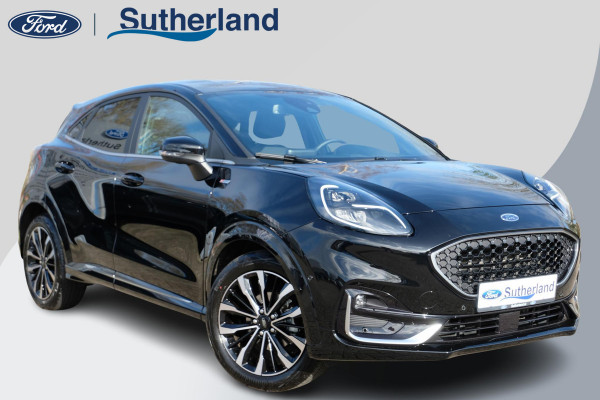 Ford Puma 1.0 EcoBoost Hybrid ST-Line Vignale 125pk Automaat | Adaptieve Cruise | Trekhaak | Winterpack | Vol leder