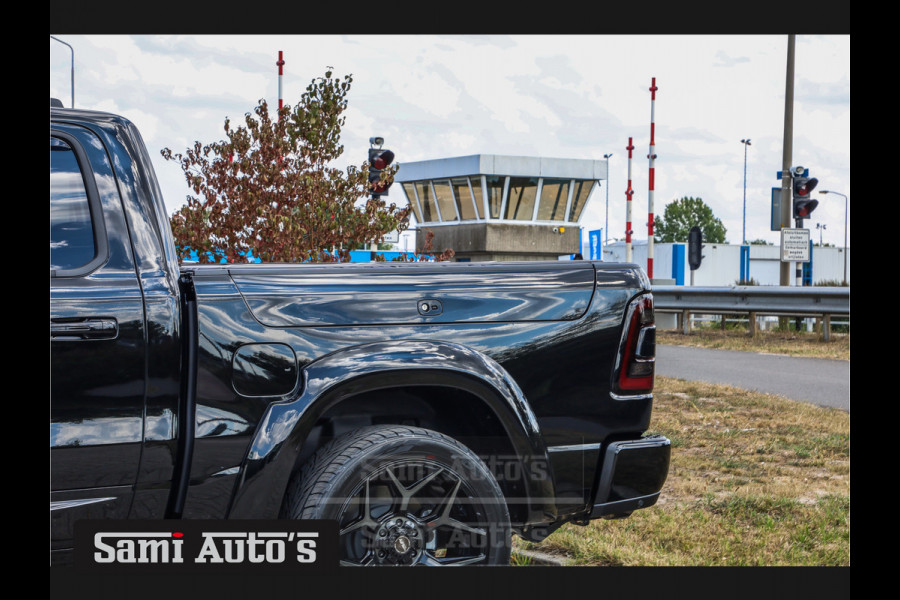 Dodge Ram 1500 LIMITED BLACK | LPG | XB9 | COVER | MWK | VIRTUAL | HUD ADG | SER LUCHTVERING | MEEST VOLLE UITVOERING | 5.7 V8 HEMI 402PK | CREW CAB | DUBBELE CABINE | DC | 5 PERSOONS | GRIJSKENTEKEN BEDRIJFS AUTO | VOORRAAD NUMMER 2154 - 6464 | TOP DEAL !! MEEST GEVRAAGDE UITVOERING !