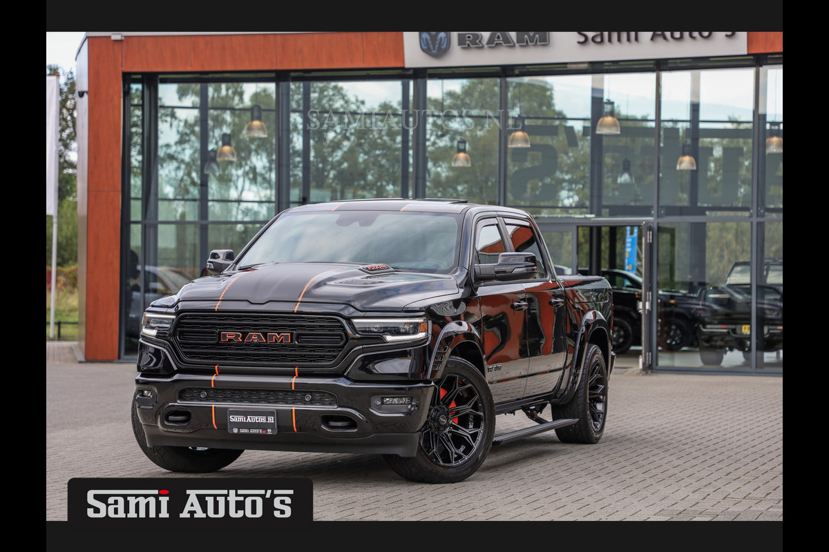 Dodge Ram 1500 LIMITED NIGHT | 2024 | LPG | COVER | XB9 | VIRTUAL | HUD ADG | SER LUCHTVERING | 5.7 V8 HEMI 402PK | CREW CAB | DUBBELE CABINE | DC | 5 PERSOONS | GRIJSKENTEKEN BEDRIJFS AUTO | VOORRAAD NUMMER 2140 - 4162 |