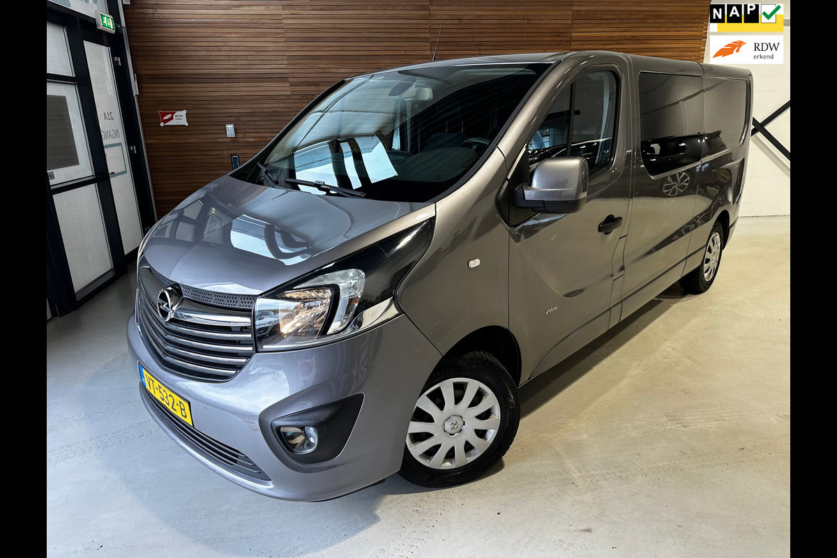 Opel Vivaro 1.6 CDTI L2H1 Sport EcoFlex | Dubbele Cabine | Camera | Cruise | 5-persoons | Bluetooth | Trekhaak | PDC | NL-auto |