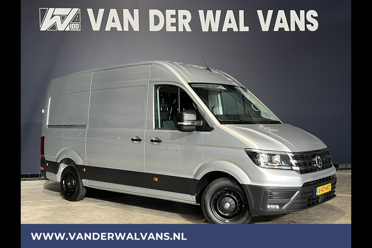 Volkswagen Crafter 2.0 TDI 177pk L3H3 L2H2 Euro6 Airco | Camera | Apple Carplay | 3000kg Trekhaak Android Auto, Cruisecontrol, Parkeersensoren, Bijrijdersbank