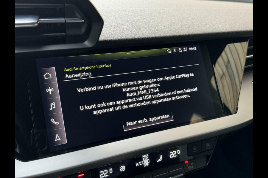 Audi A3 Limousine 35 TFSI Pro Line Automaat | Apple CarPlay | Climate Control | Cruise Control | Lane Assist | LED | DAB | Parkeersensor