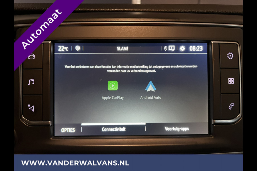 Opel Vivaro 2.0 CDTI 123pk Automaat L1H1 Euro6 Airco | Navigatie | Camera | 2000kg Trekhaak | Apple Carplay cruisecontrol, lichtmetalen velgen, parkeersensoren, Android auto,