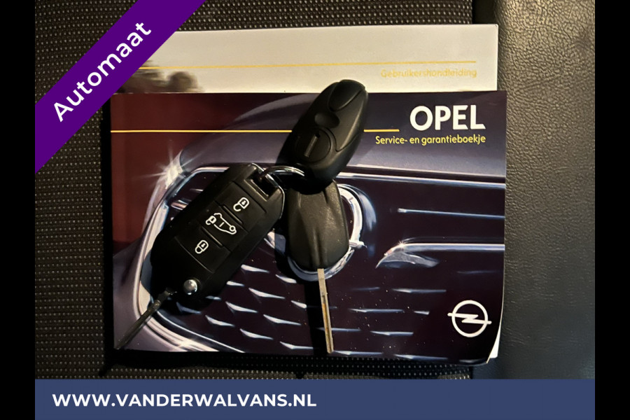 Opel Vivaro 2.0 CDTI 123pk Automaat L1H1 Euro6 Airco | Navigatie | Camera | 2000kg Trekhaak | Apple Carplay cruisecontrol, lichtmetalen velgen, parkeersensoren, Android auto,