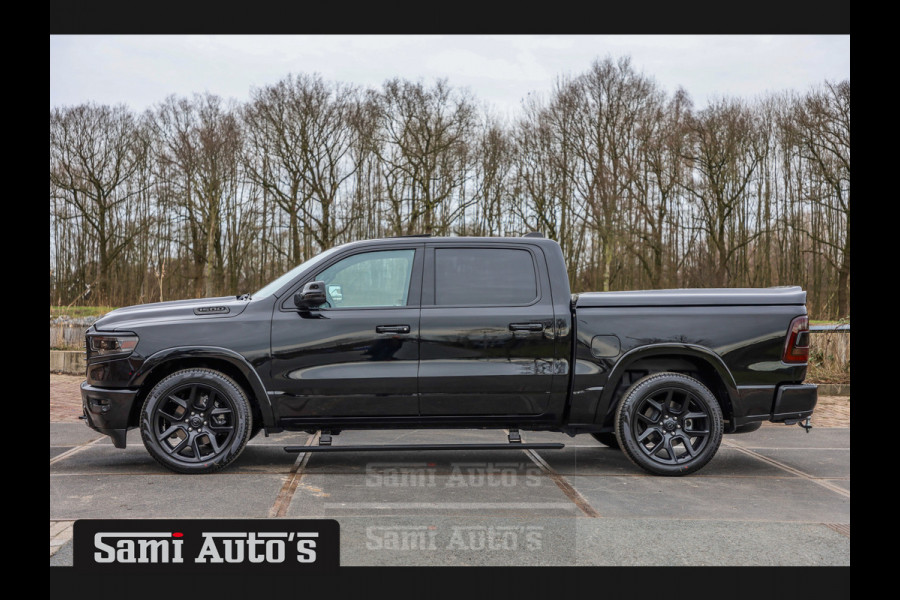 Dodge Ram 1500 LONGHORN BLACK OPS | ALL-IN PRIJS | HUD & VIRTUAL | PRIJS MET LPG + HEAD UP ADG + DEKSEL + PANORAMADAK GWJ + LUCHTVERING SE CREW CAB | DUBBELE CABINE | 5,7L V8 HEMI 402 PK 4X4 | 5 PERSOONS | GRIJSKENTEKEN | VOORRAAD NR 2202 - 9563