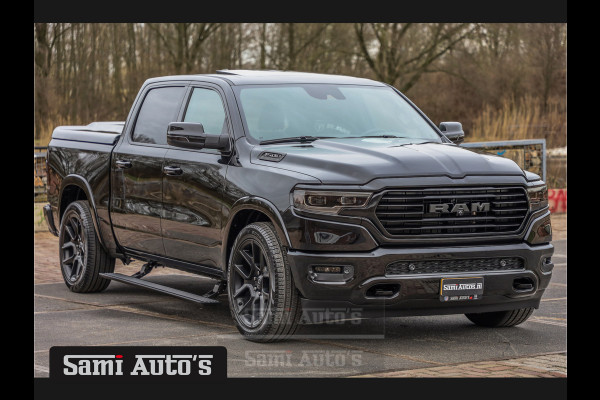 Dodge Ram 1500 LONGHORN BLACK OPS | ALL-IN PRIJS | HUD & VIRTUAL | PRIJS MET LPG + HEAD UP ADG + DEKSEL + PANORAMADAK GWJ + LUCHTVERING SE CREW CAB | DUBBELE CABINE | 5,7L V8 HEMI 402 PK 4X4 | 5 PERSOONS | GRIJSKENTEKEN | VOORRAAD NR 2201 - 9546