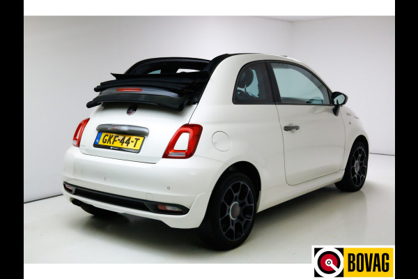 Fiat 500C 0.9 TwinAir Turbo Sport Cabriolet Cruise, Climate-control, Half leder, All-season