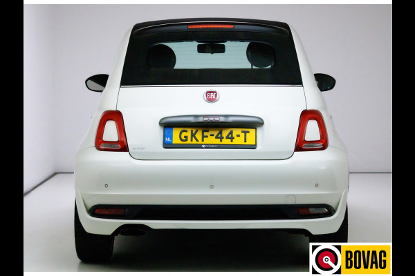 Fiat 500C 0.9 TwinAir Turbo Sport Cabriolet Cruise, Climate-control, Half leder, All-season