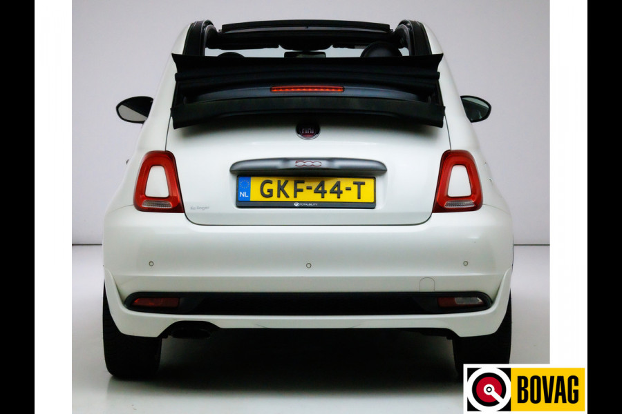 Fiat 500C 0.9 TwinAir Turbo Sport Cabriolet Cruise, Climate-control, Half leder, All-season