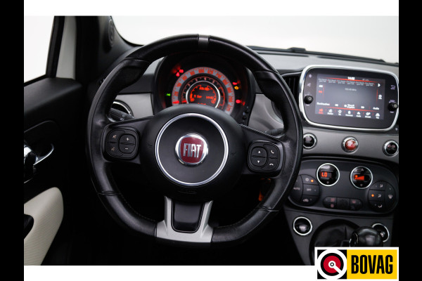 Fiat 500C 0.9 TwinAir Turbo Sport Cabriolet Cruise, Climate-control, Half leder, All-season