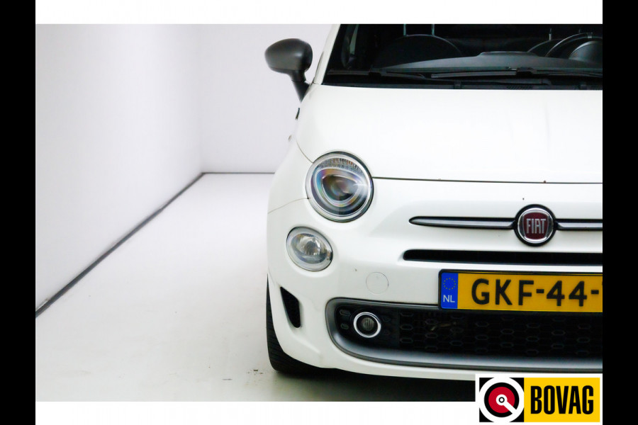 Fiat 500C 0.9 TwinAir Turbo Sport Cabriolet Cruise, Climate-control, Half leder, All-season