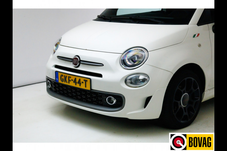 Fiat 500C 0.9 TwinAir Turbo Sport Cabriolet Cruise, Climate-control, Half leder, All-season