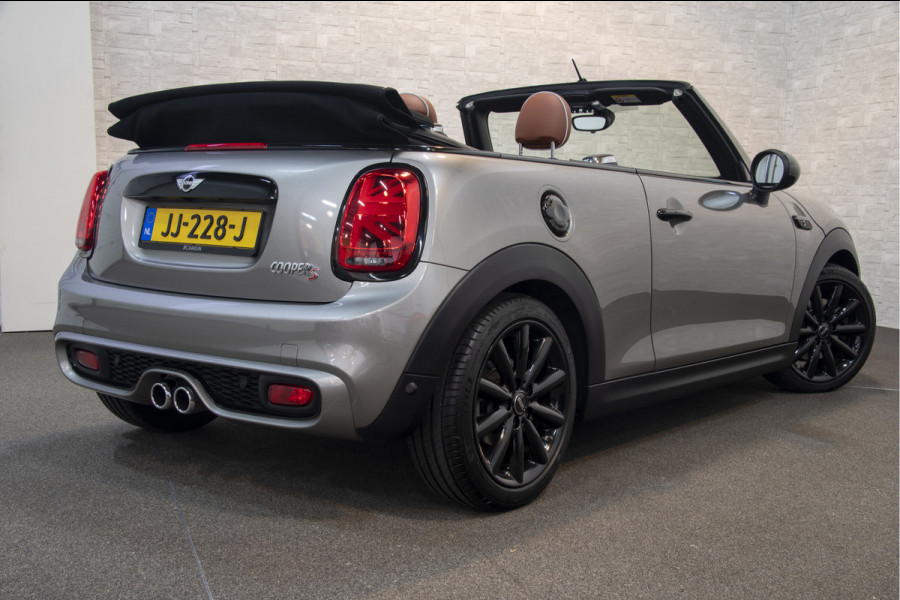 MINI Cabrio 2.0 Cooper S | Origineel NL | Virtual Cockpit | LED | Keyless-Go | Carplay | Leder | Climate Control | 17'' | Stoelverwarming | DAB | PDC |