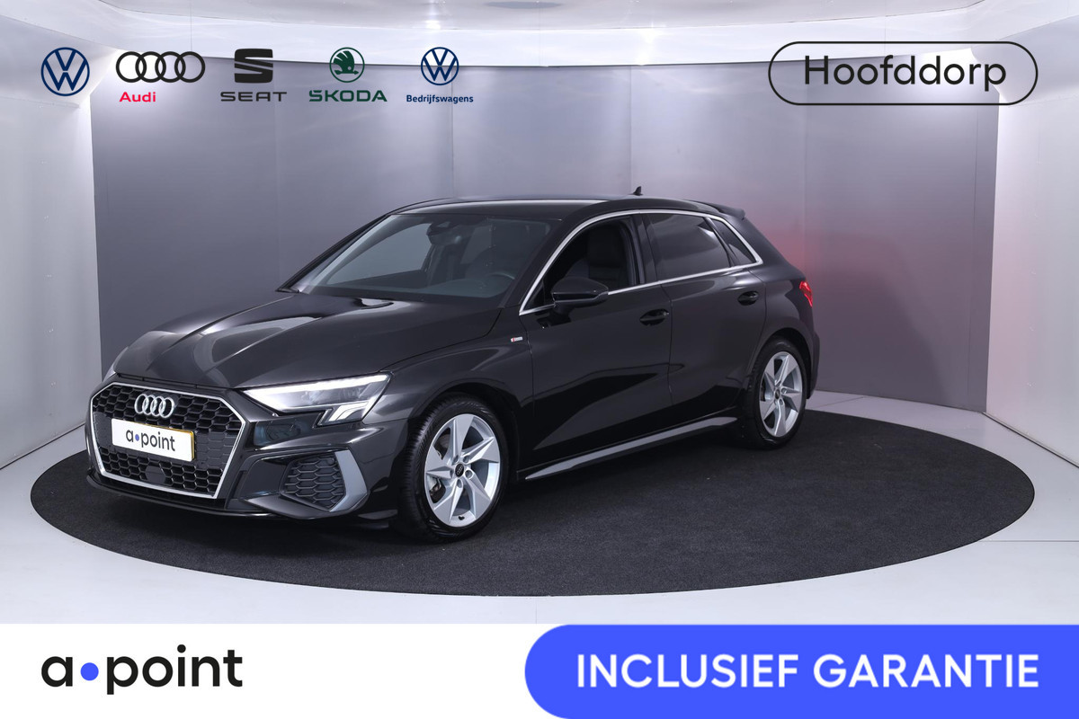 Audi A3 Sportback 30 TFSI S-line 110 pk S-tronic | Verlengde garantie | Navigatie | Parkeersensoren achter | Cruise control | Autom. airco |