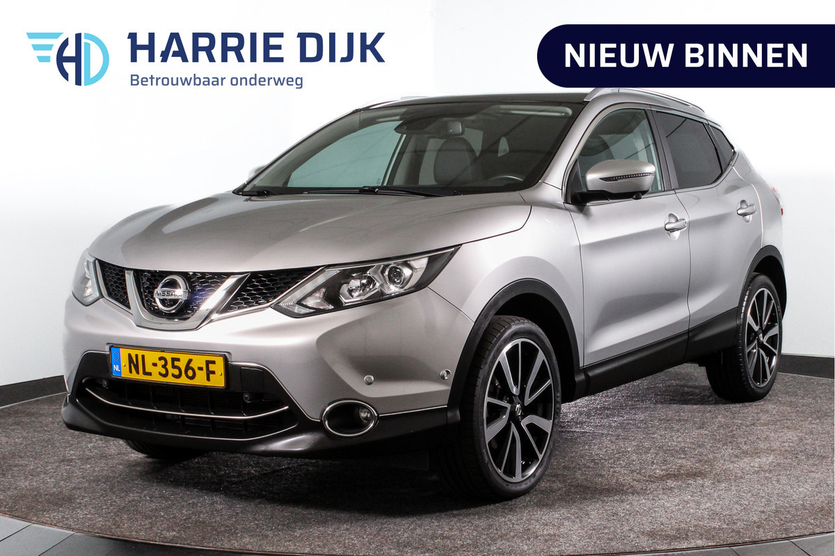 Nissan QASHQAI 1.2 116 PK Tekna | Pano | Cruise | Stoelverw. | 360 Camera | PDC | NAV | Auto. Airco | Trekhaak | LM 19" |