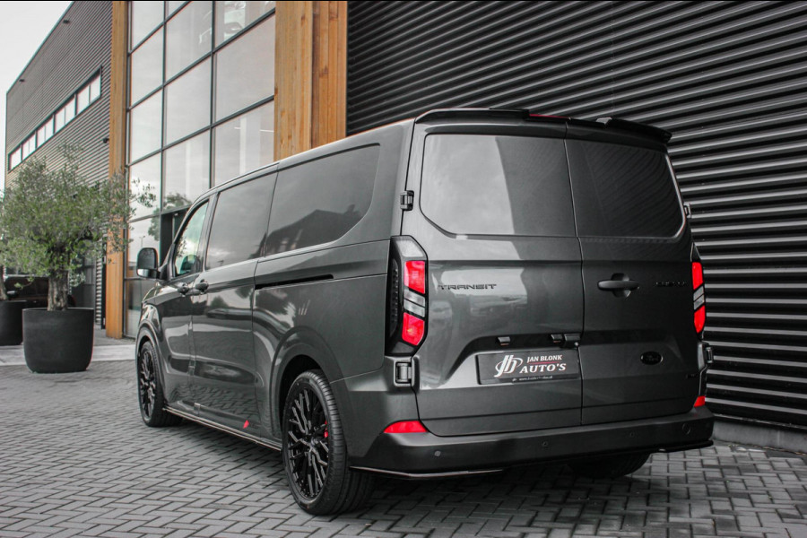 Ford Transit Custom 320 2.0 TDCI L2H1 170PK AWD 4X4 JB-EDITION / 3-ZITS / DRIVERS PACK / NAVIGATIE / FULL BLACK / BPM VRIJ / APPLE