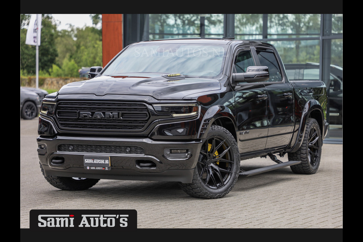 Dodge Ram 1500 LIMITED NIGHT | LPG | COVER| RAMBOX | MWK | VIRUAL | HUD ADG | SER LUCHTVERING | MEEST VOLLE UITVOERING | 5.7 V8 HEMI 402PK | CREW CAB | DUBBELE CABINE | DC | 5 PERSOONS | GRIJSKENTEKEN BEDRIJFS AUTO | VOORRAAD NUMMER  2144 - 9209