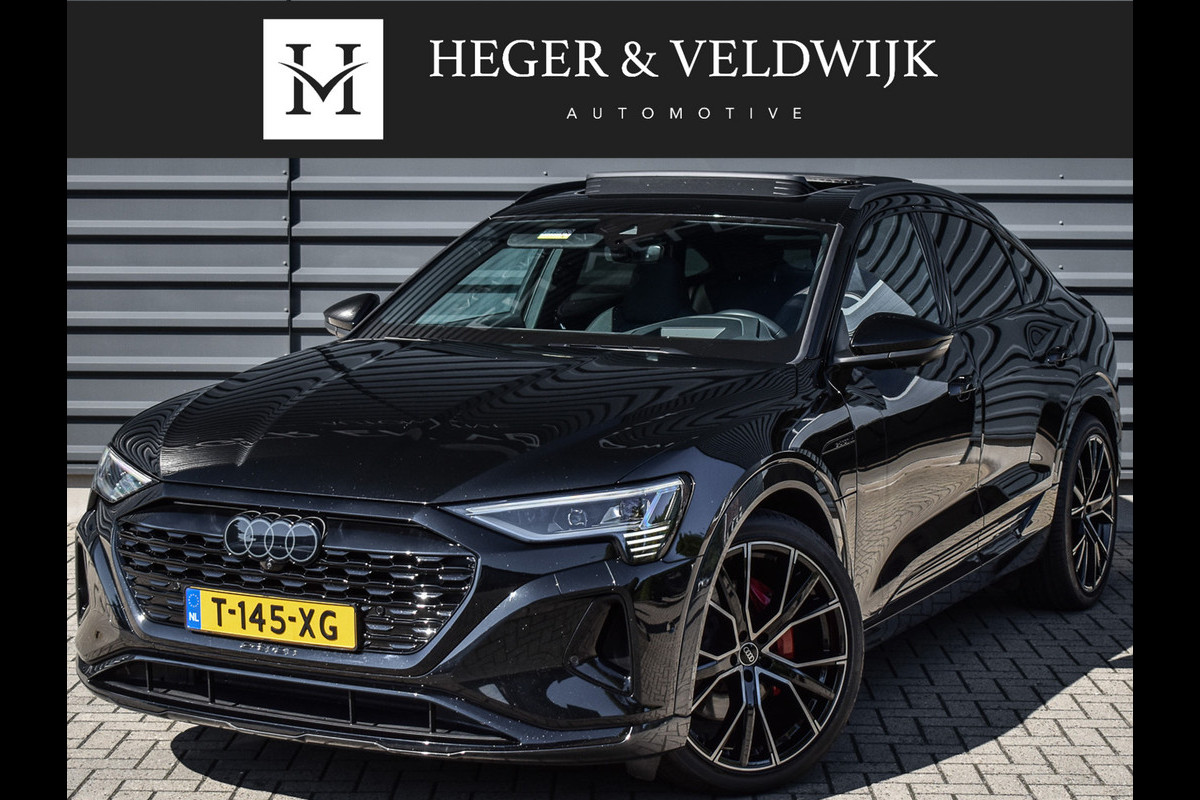 Audi Q8 Sportback e-tron 50 S EDITION 95 kWh | SHADOW-LINE | TREKHAAK | PANORAMADAK | BANG&OLUFSEN | HEAD-UP | 360 CAMERA | LUCHTVERING | ADAPTIVE CRUISE