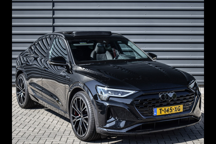 Audi Q8 Sportback e-tron 50 S EDITION 95 kWh | SHADOW-LINE | TREKHAAK | PANORAMADAK | BANG&OLUFSEN | HEAD-UP | 360 CAMERA | LUCHTVERING | ADAPTIVE CRUISE