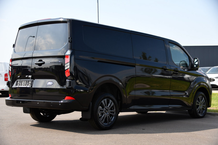 Ford Transit Custom 320 2.0 TDCI L2H1 Limited Black Edition Adaptieve Cruise, Camera, Carplay, 170PK, 2 x Schuifdeur, Multimedia, Keyless, LED,