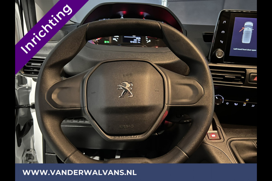 Peugeot Partner 1.5 BlueHDI 102pk L1H1 inrichting Euro6 Airco | Android auto | Cruisecontrol | Trekhaak Parkeersensoren