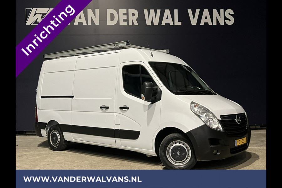 Opel Movano 2.3 CDTI BiTurbo 146pk L2H2 inrichting Euro6 Airco | 2500kg Trekhaak | Imperiaal | Omvormer | Camera Navigatie, Cruisecontrol, Parkeersensoren, Trap, Bijrijdersbank