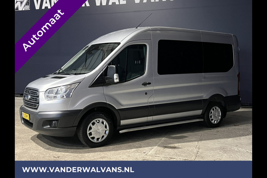 Ford Transit Kombi 2.0 TDCI Automaat L2H2 9-Zits Personenbus Rolstolvervoer Euro6 Airco | LED Cruisecontrol, Parkeersensoren