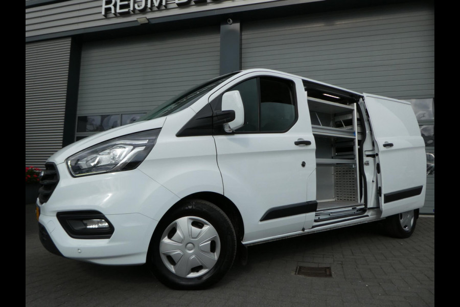 Ford Transit Custom 340 2.0 TDCI L2, 2xschuifdeur, Automaat, Navigatie, 3-Zits, LED.