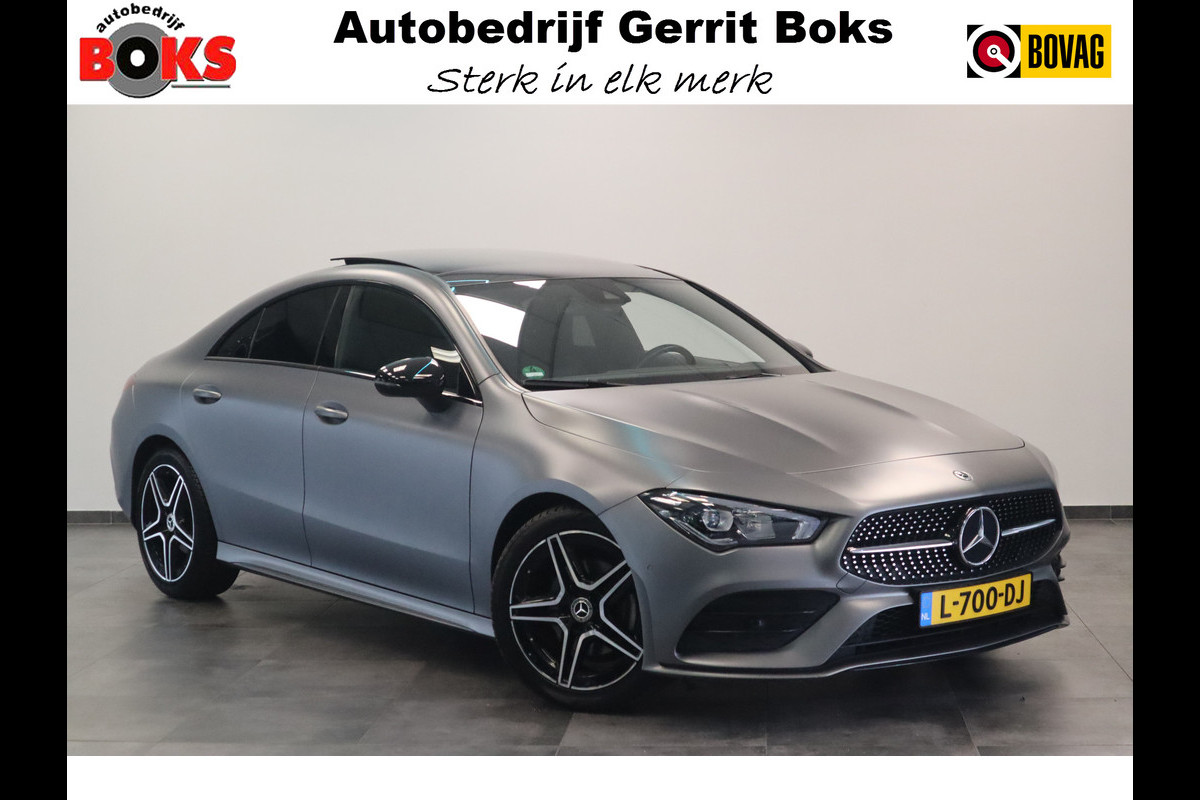 Mercedes-Benz CLA-Klasse 180 Business Solution Luxery Sfeer verlichting Panoramadak, Ambi light, Navigatie, 18LMV, Matte kleur 2 jaar garantie mogelijk* (vraag naar de voorwaarden)