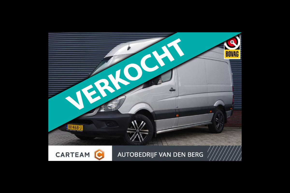 Mercedes-Benz Sprinter 316 2.2 CDI L2H2 AUT. CAMERA, NAVI, CRUISE, MF STUURWIEL, NL AUTO, NAP DUBBELE CABINE LEVERBAAR